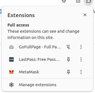 MetaMask Extension