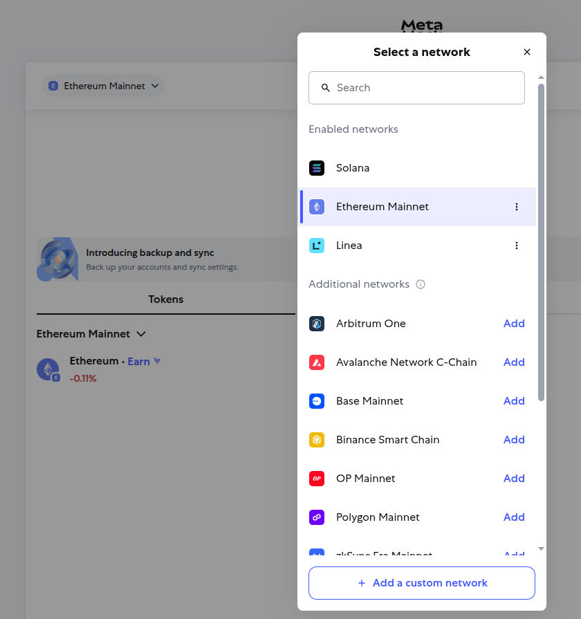 List of networks