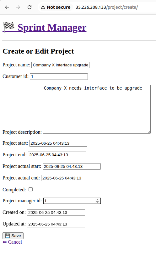 Start our Django Server