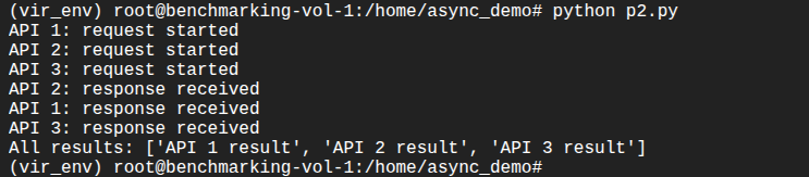 Concreate Python Example With multiple tasks