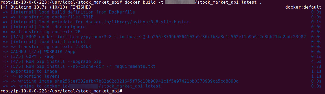 Create the Docker Image